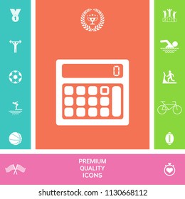Calculator symbol icon
