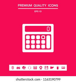 Calculator symbol icon