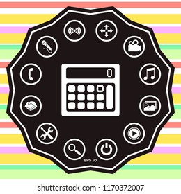 Calculator symbol icon