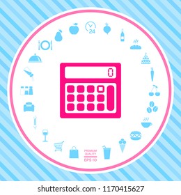 Calculator symbol icon