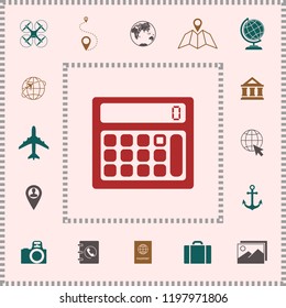 Calculator symbol icon