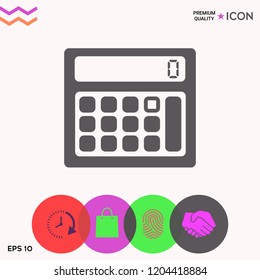 Calculator symbol icon