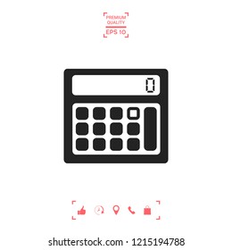 Calculator symbol icon