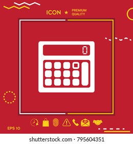 Calculator symbol icon