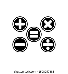 Calculator Symbol Icon Vector Illustration