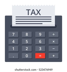 Calculator with Tax Form