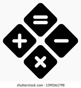 Calculator Trendy Icon Vector Template