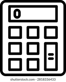 Calculator Vector Design Icon Style