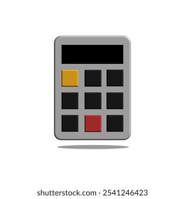 ilustração de design vetorial de calculadora sobre fundo branco