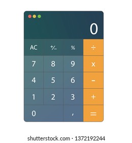 calculator vector design picture display 