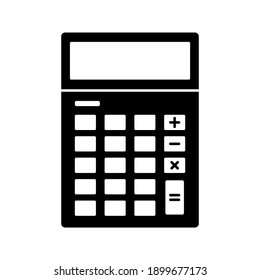 Vector de calculador, icono de estilo de línea de marketing digital pulsación editable sobre fondo blanco