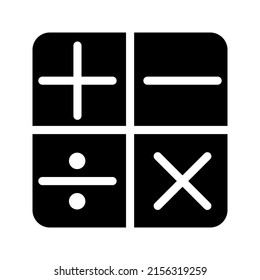 Vector de calculador, trazo editable del icono de estilo de línea de marketing digital