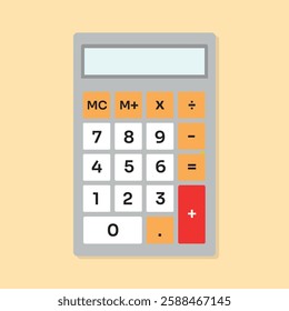 Calculator Vector. Flat Illustration. Finances Concept. Calculate.