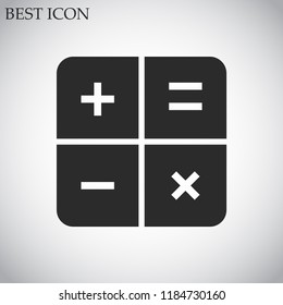 calculator vector icon 10 eps
