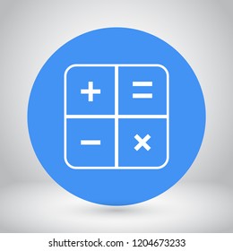 calculator vector icon 10 eps