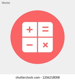 calculator vector icon 10 eps