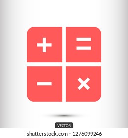 calculator vector icon 10 eps