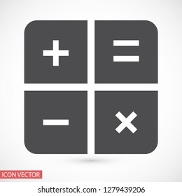 calculator vector icon 10 eps
