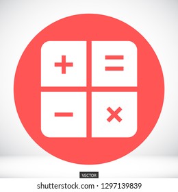 calculator vector icon 10 eps