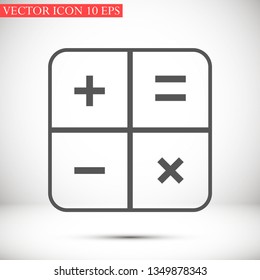 calculator vector icon 10 eps