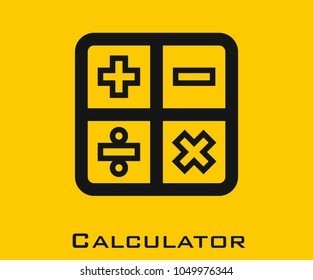 Calculator vector icon