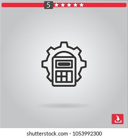 calculator vector icon