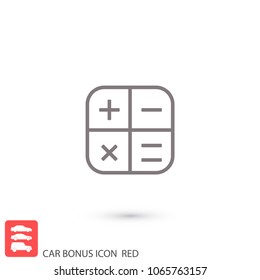 Calculator  vector icon