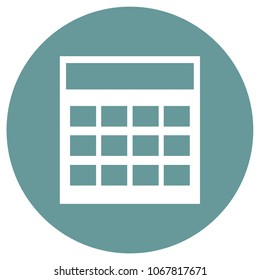 calculator vector icon