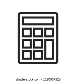 Calculator vector icon
