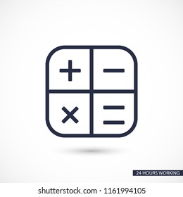 Calculator  vector icon