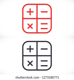 Calculator  vector icon