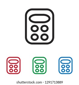 Calculator vector icon
