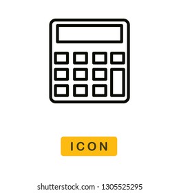 Calculator vector icon