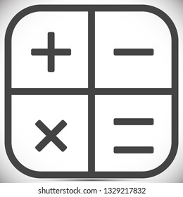Calculator  vector icon