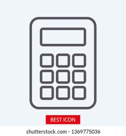 Calculator vector icon