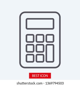 Calculator vector icon