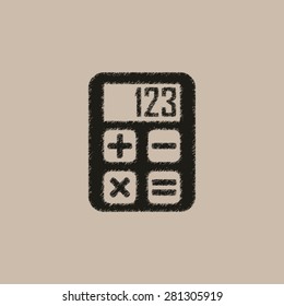 calculator   - vector icon