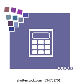 Calculator vector icon.