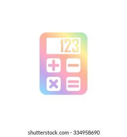 calculator  - vector icon