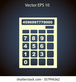 Calculator vector icon