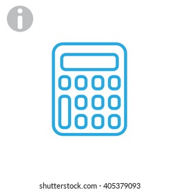 calculator vector icon