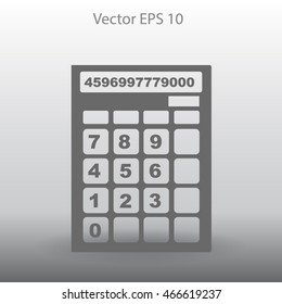 Calculator vector icon