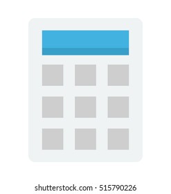 Calculator Vector Icon