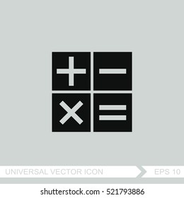 Calculator vector icon.