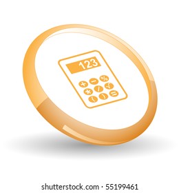 Calculator. Vector icon.