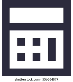 Calculator Vector Icon