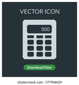 Calculator vector icon