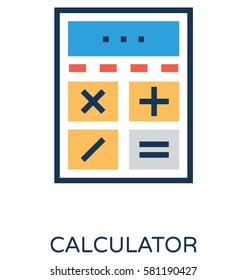 Calculator Vector Icon 
