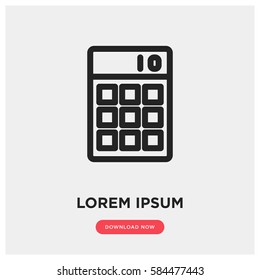 calculator vector icon