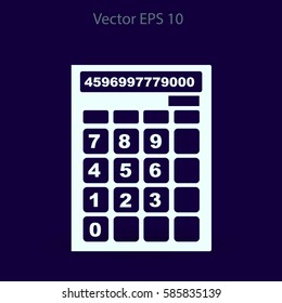Calculator vector icon